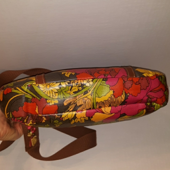 Beautiful Sakroots Floral print Boho Messenger Crossbody bag☆EUC☆ - Picture 7 of 8